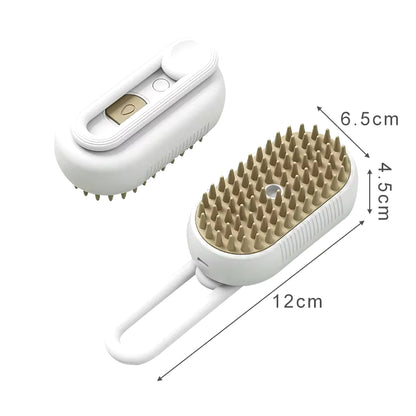 3 in 1 Cat Steam Brush Electric Cat Comb Pet Massage Comb for Cats Spray Water Cat Bath Brushes Pet Grooming Supplies